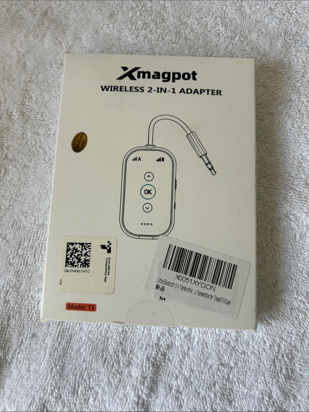 Wireless 2-in-1 Adapter - White